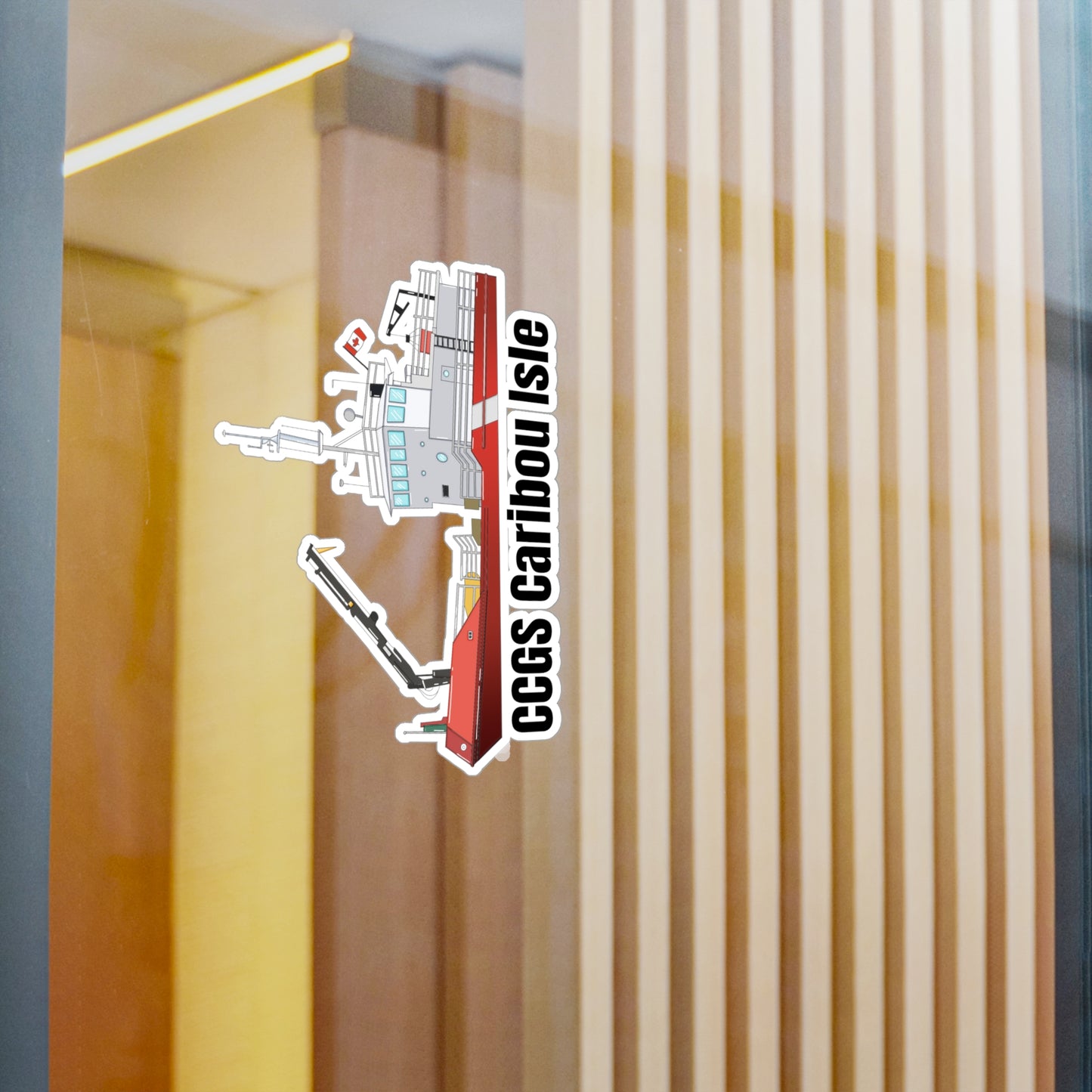 CCGS Caribou Isle Decal