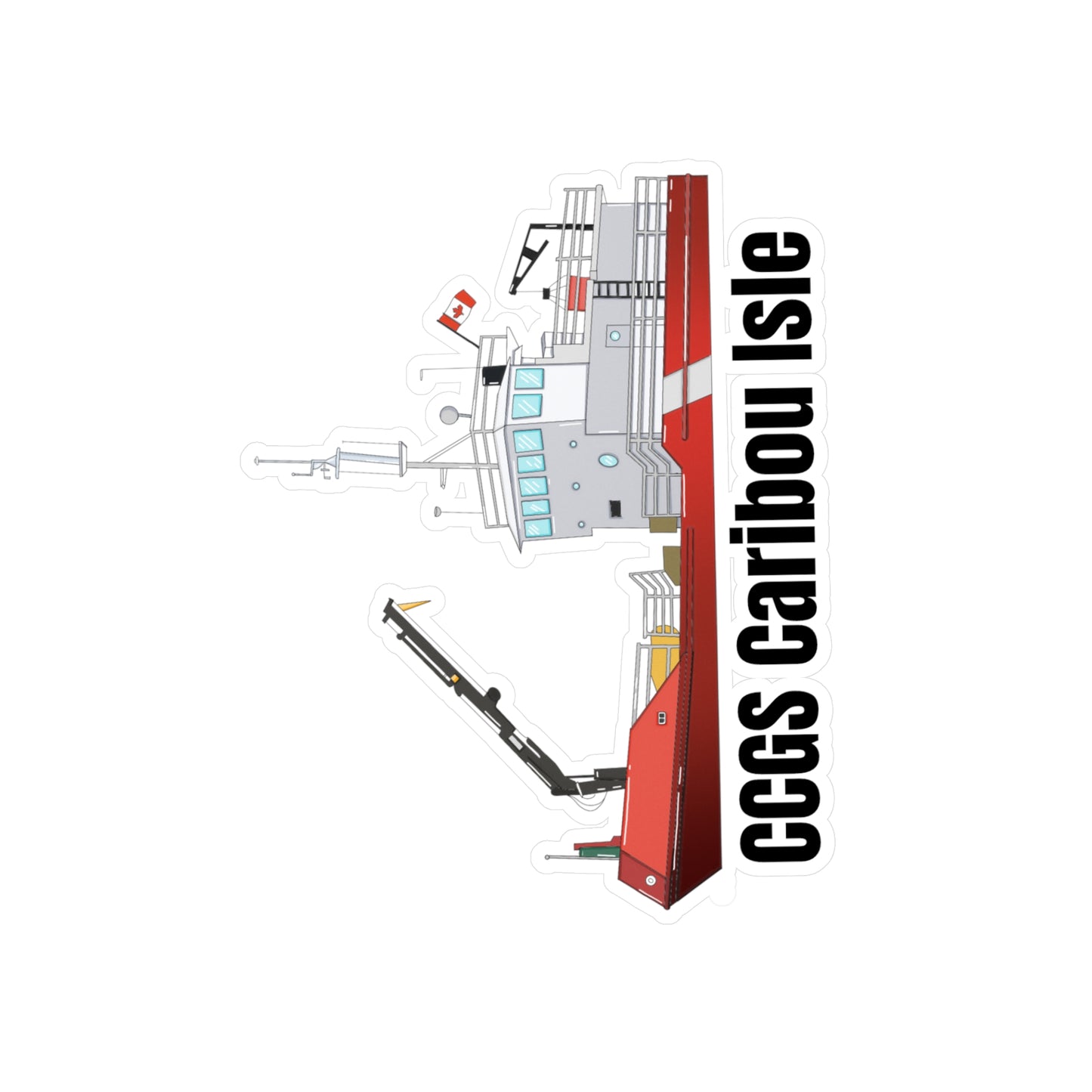 CCGS Caribou Isle Decal