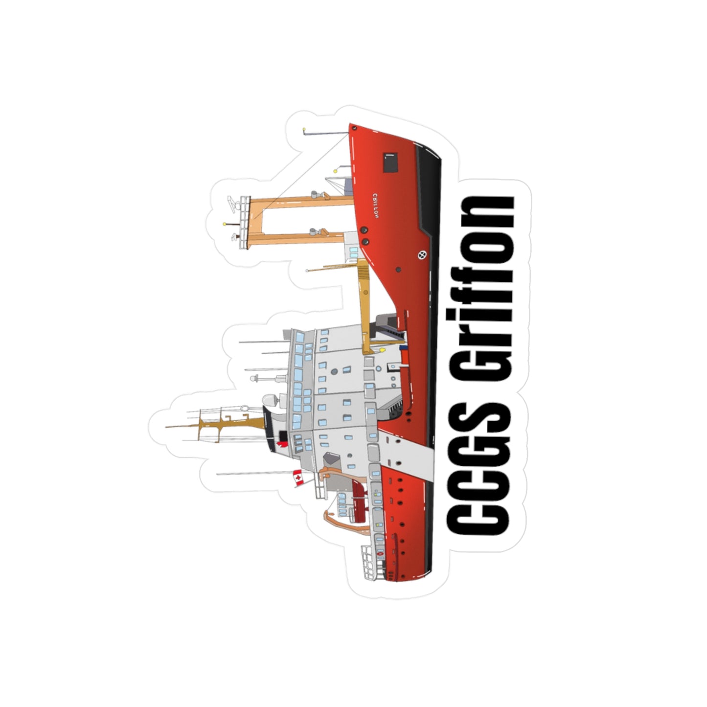 CCGS Griffon Vinyl Decals
