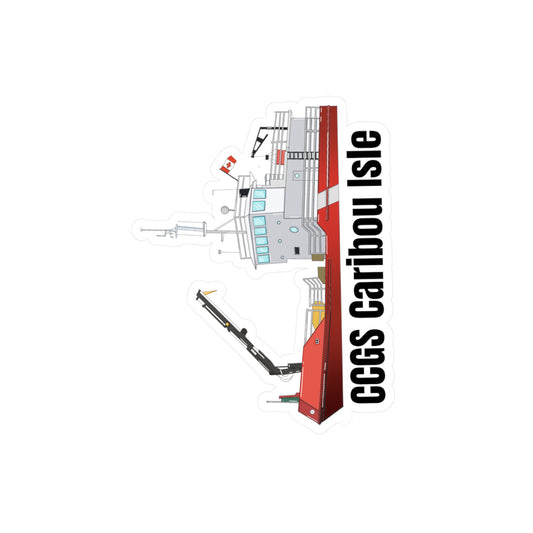 CCGS Caribou Isle Decal